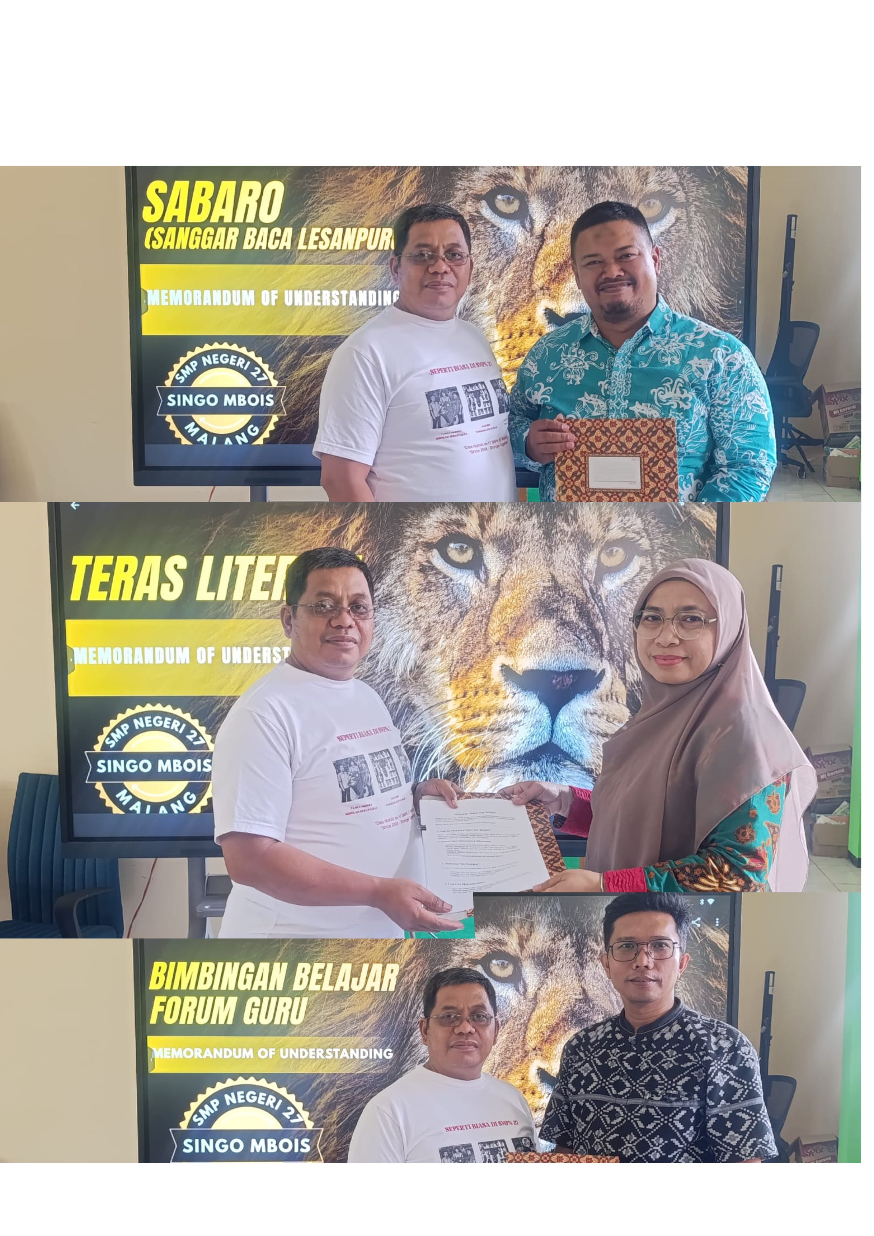 Jalin Kerjasama dengan Berbagai Pelaku Pendidikan, Upaya Singo Mbois Menyediakan Bahan Bacaan yang Relevan bagi Siswa